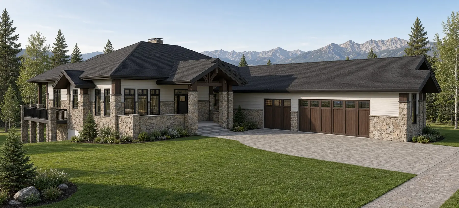 Frisch Residence, front (day rendering)