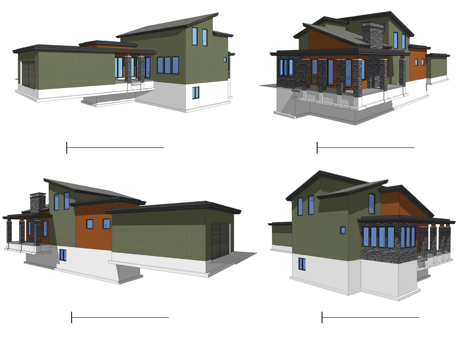 The Lexington, exterior elevations
